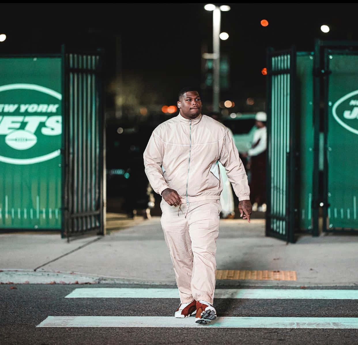 Quinnen Williams New York Jets Arrival Wallpaper