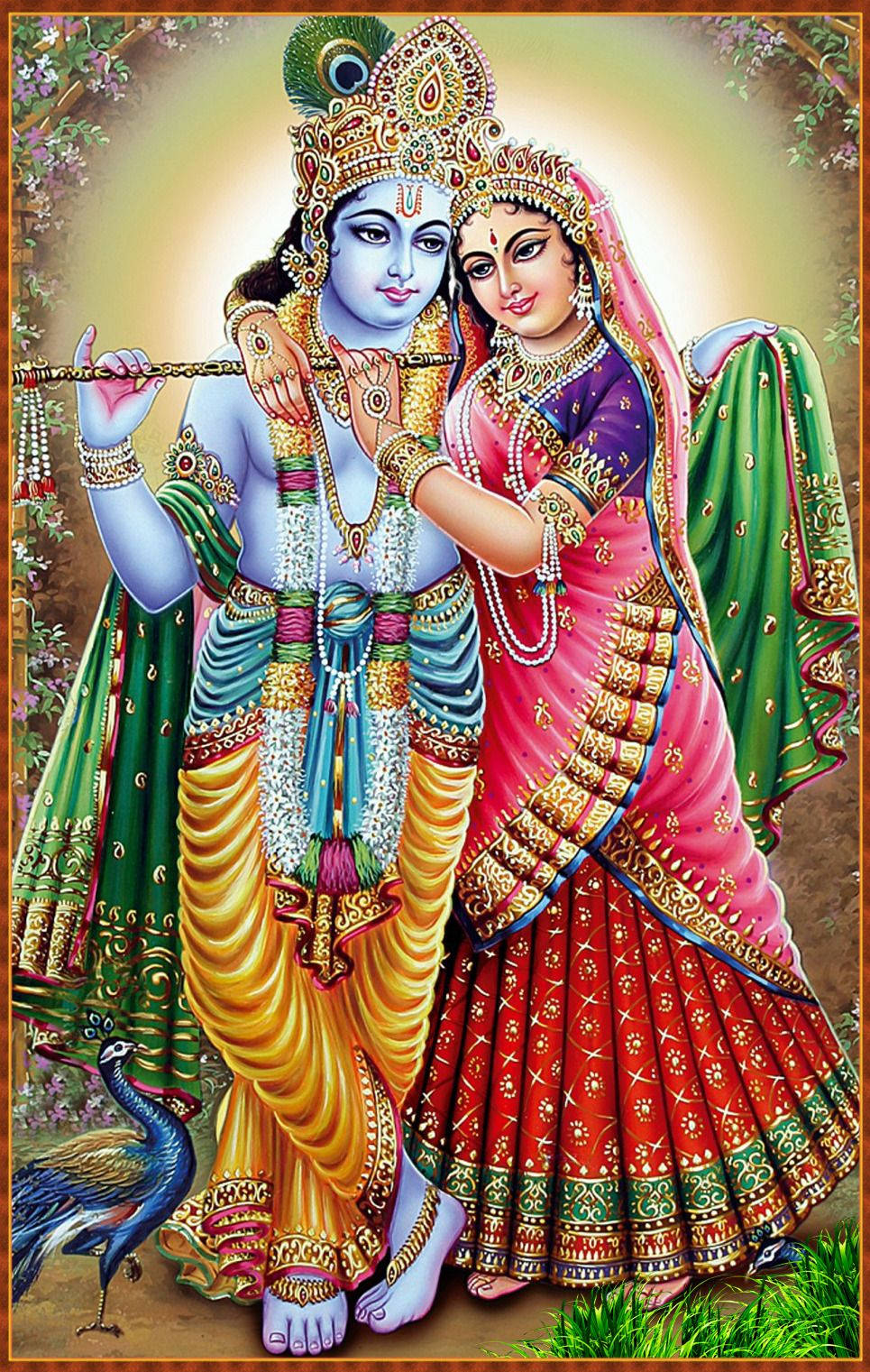 Radha-krishna Hindu Deities Wallpaper