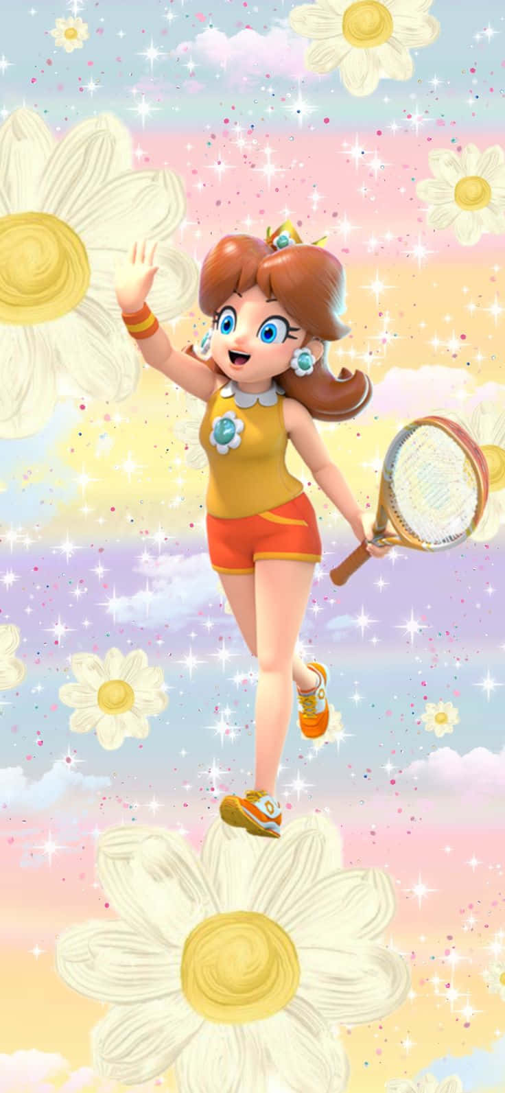 Radiant Princess Daisy With A Confident Smile Wallpaper