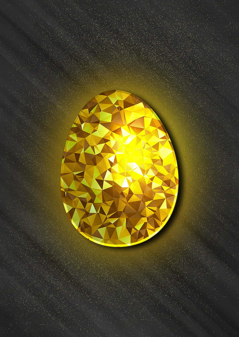 Radiant Yellow Sapphire Gemstone Wallpaper