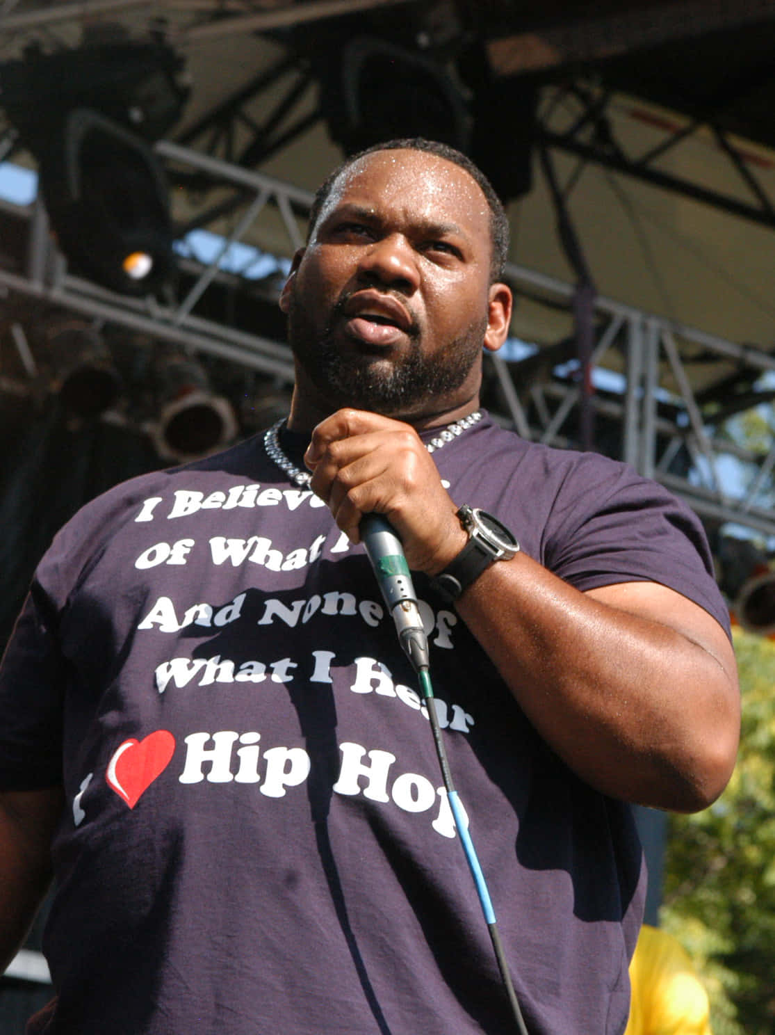 Raekwon Performingat Event Wallpaper