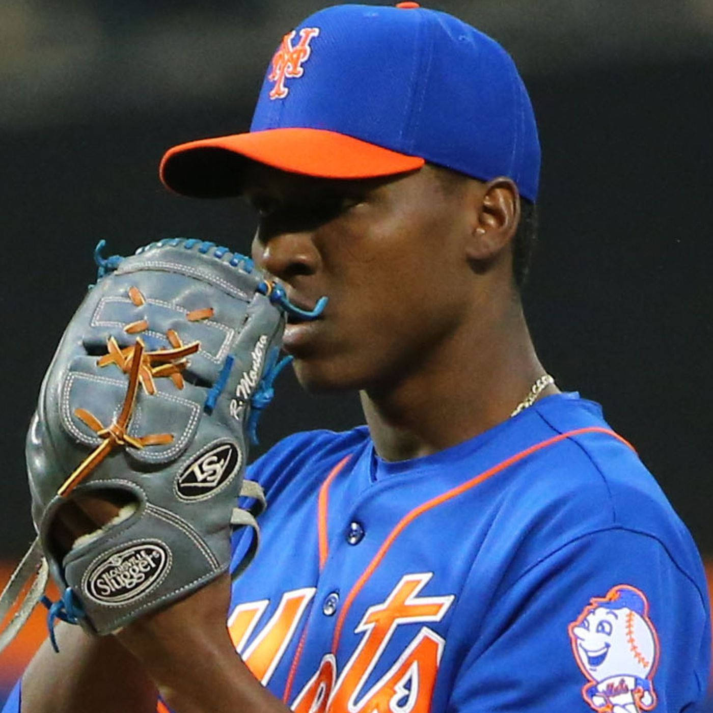 Rafael Montero And Baseball Glove Wallpaper