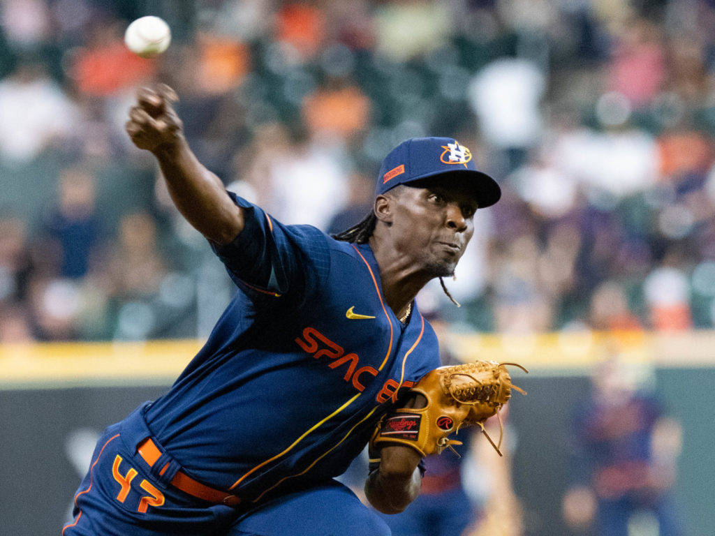 Rafael Montero Middle Of Throwing Wallpaper