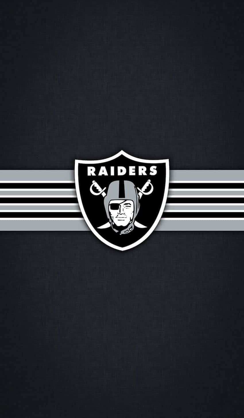 Raiders Logoon Dark Background Wallpaper