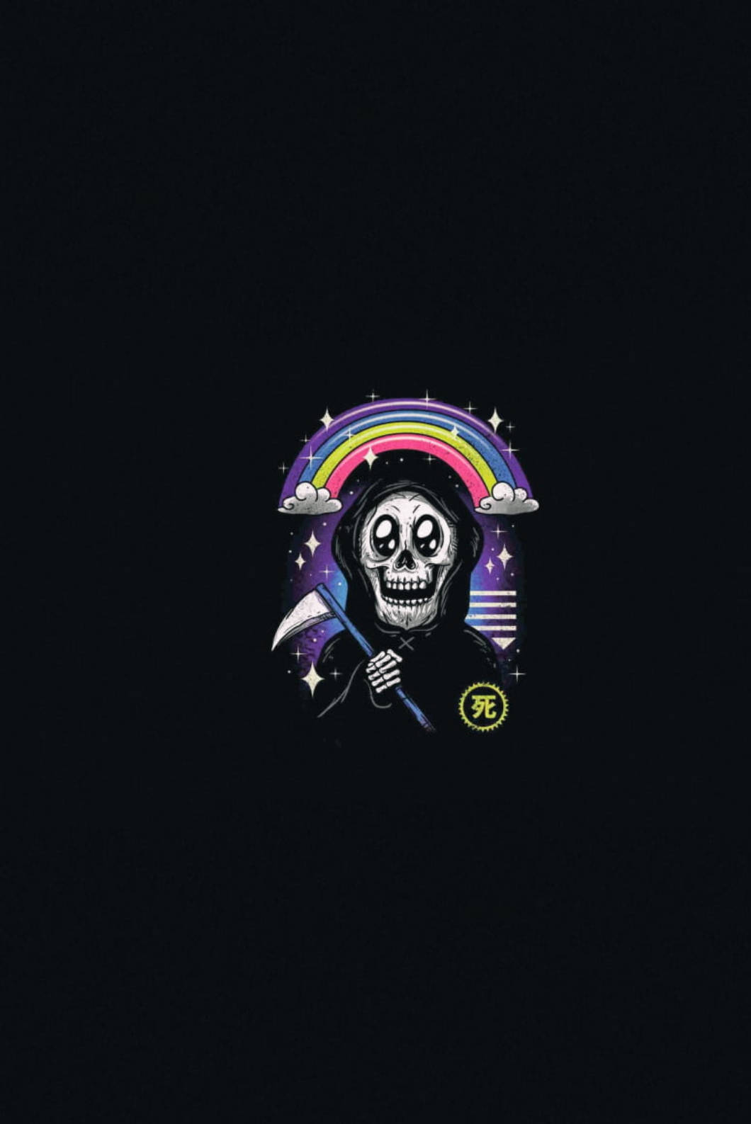 Rainbow Grim Ripper Iphone 4s Wallpaper