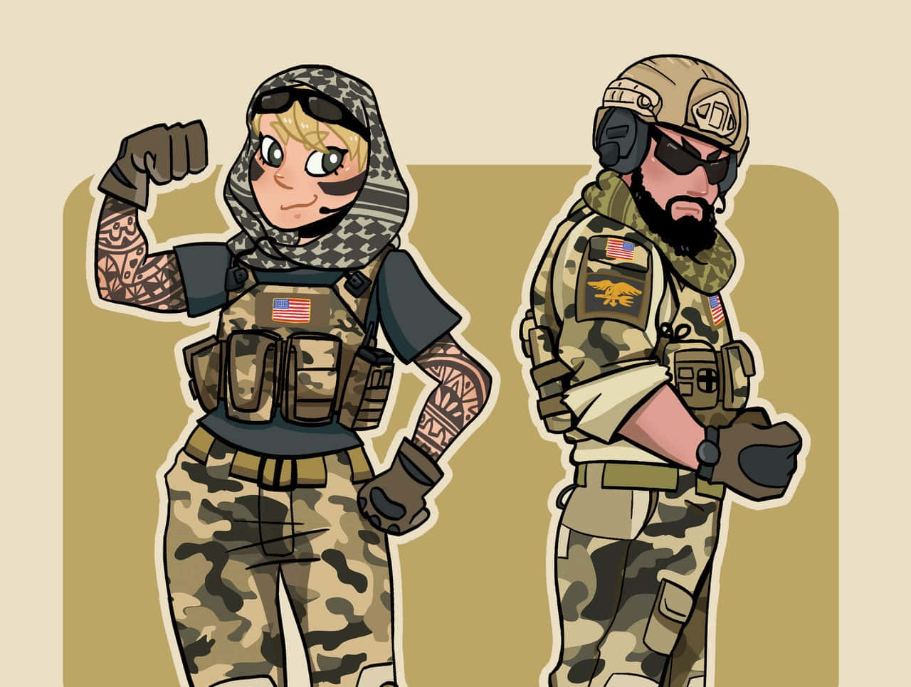 Rainbow Six Siege Animated Operators Wallpaper