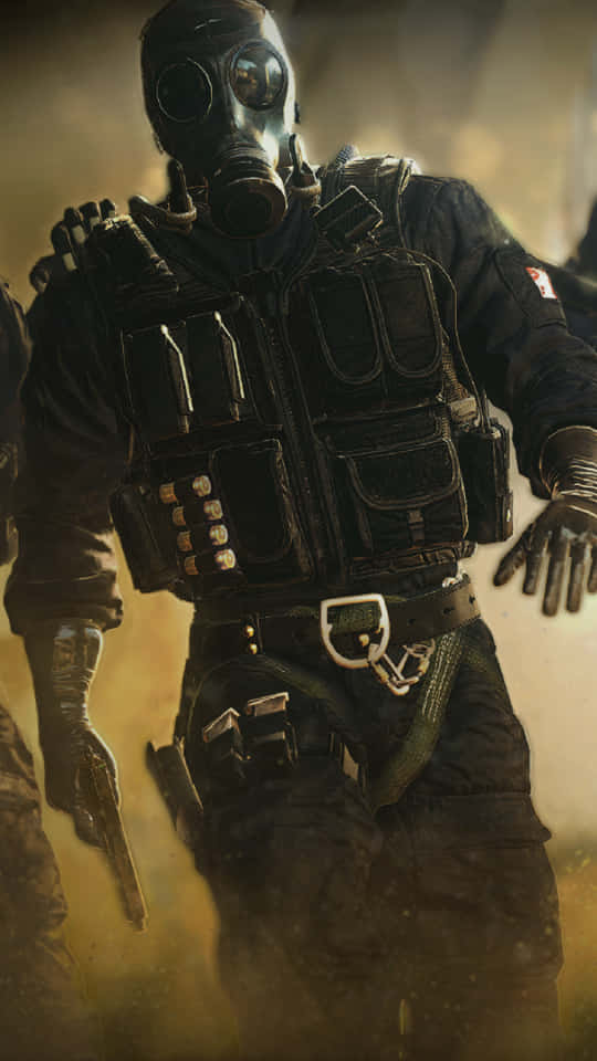 Rainbow Six Siege Thatcher In Action Wallpaper