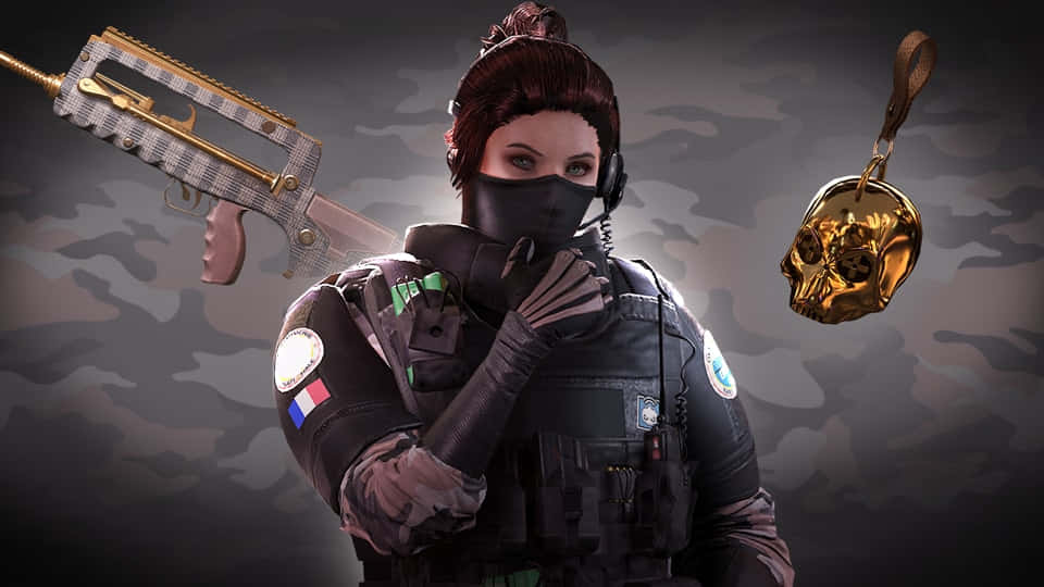 Rainbow Six Siege Twitch Operator In Action Wallpaper