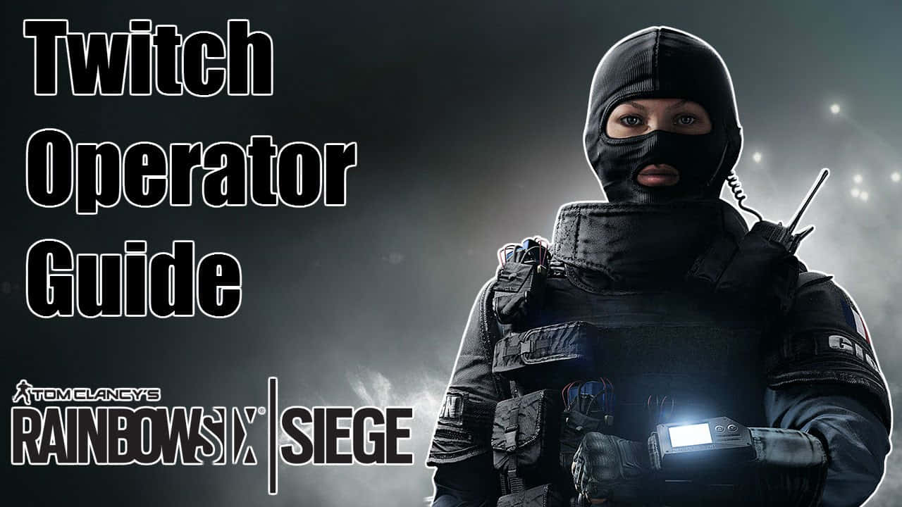 Rainbow Six Siege Twitch Operator In Action Wallpaper