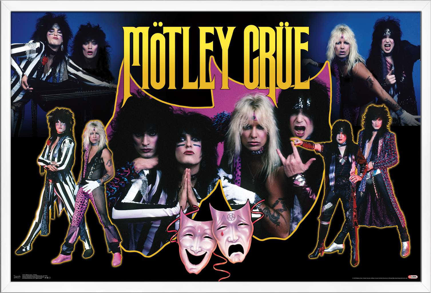 Raising Hell On The Stage With Motley Crue Wallpaper