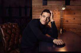 Rami Malek In An Elegant Pose Wallpaper