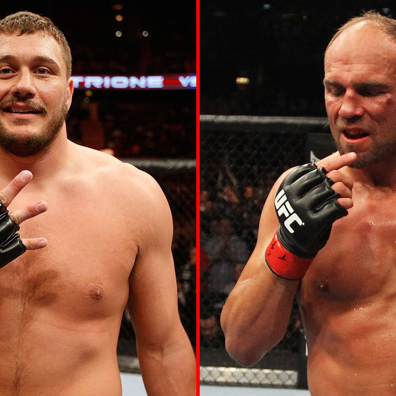 Randy Couture And Matt Mitrione Wallpaper