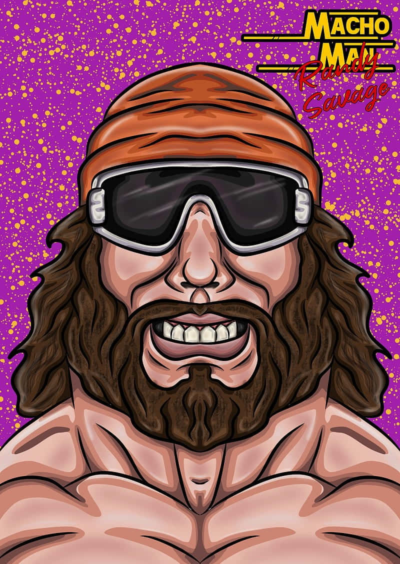 Randy Savage Macho Man Vector Art Wallpaper