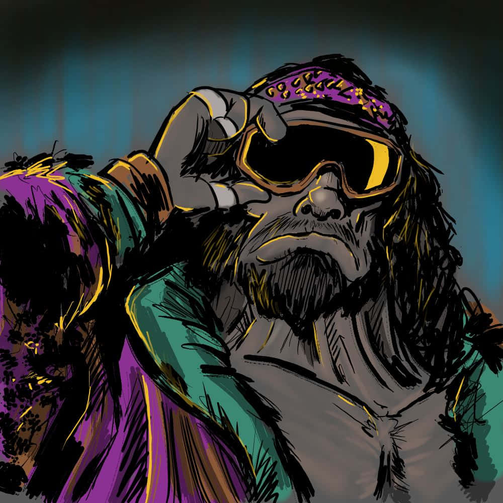 Randy Savage Professional Wrestler Digital Art Wallpaper