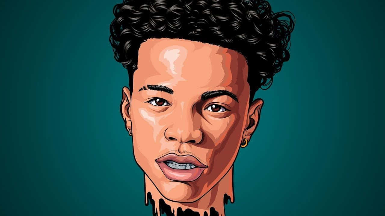 Rap Artist Lil Mosey In A Music Video Wallpaper