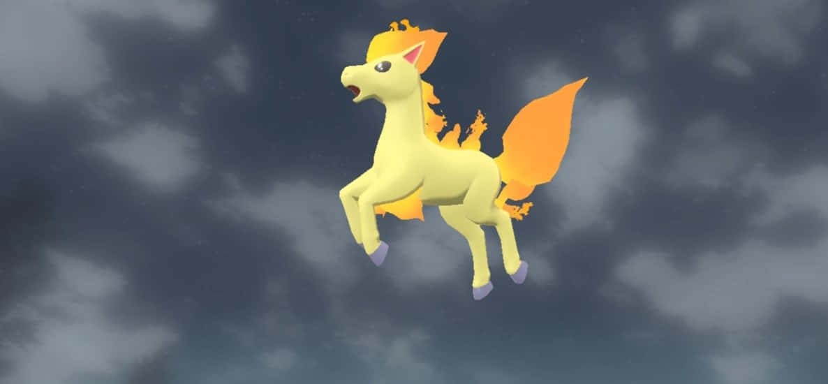 Rapidash Fire Horse Pokemon Wallpaper