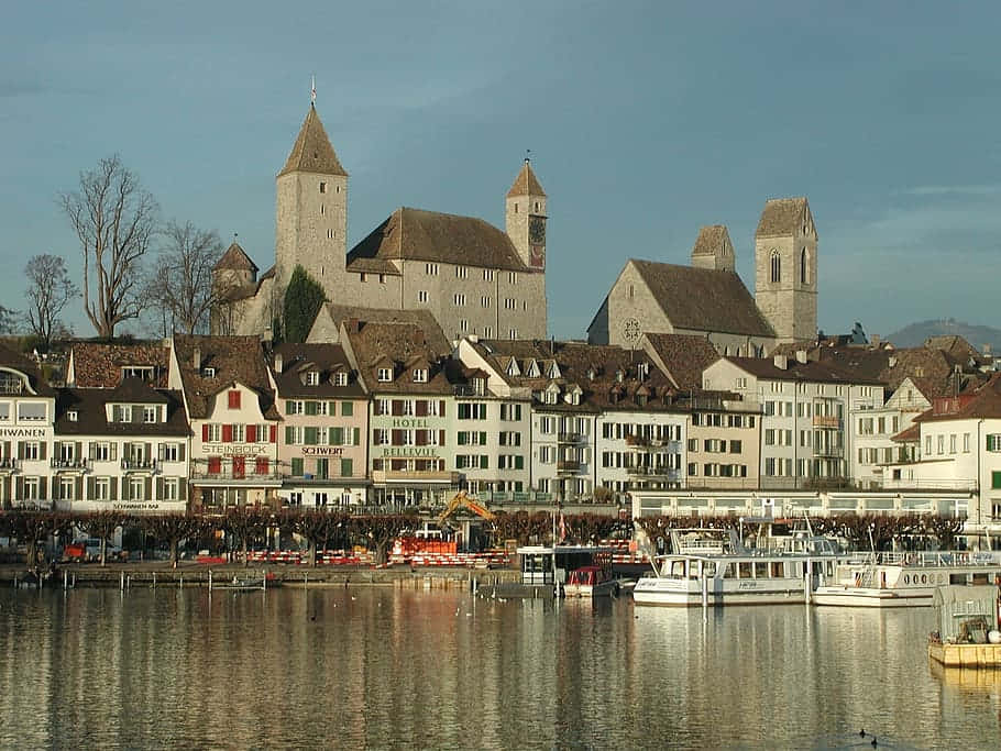 Rapperswil Jona Lake Zurich Switzerland Wallpaper