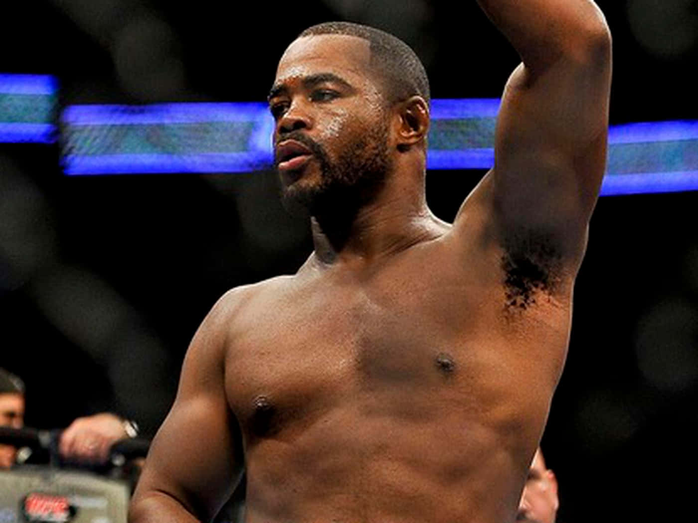 Rashad Evans Raising Hand Wallpaper