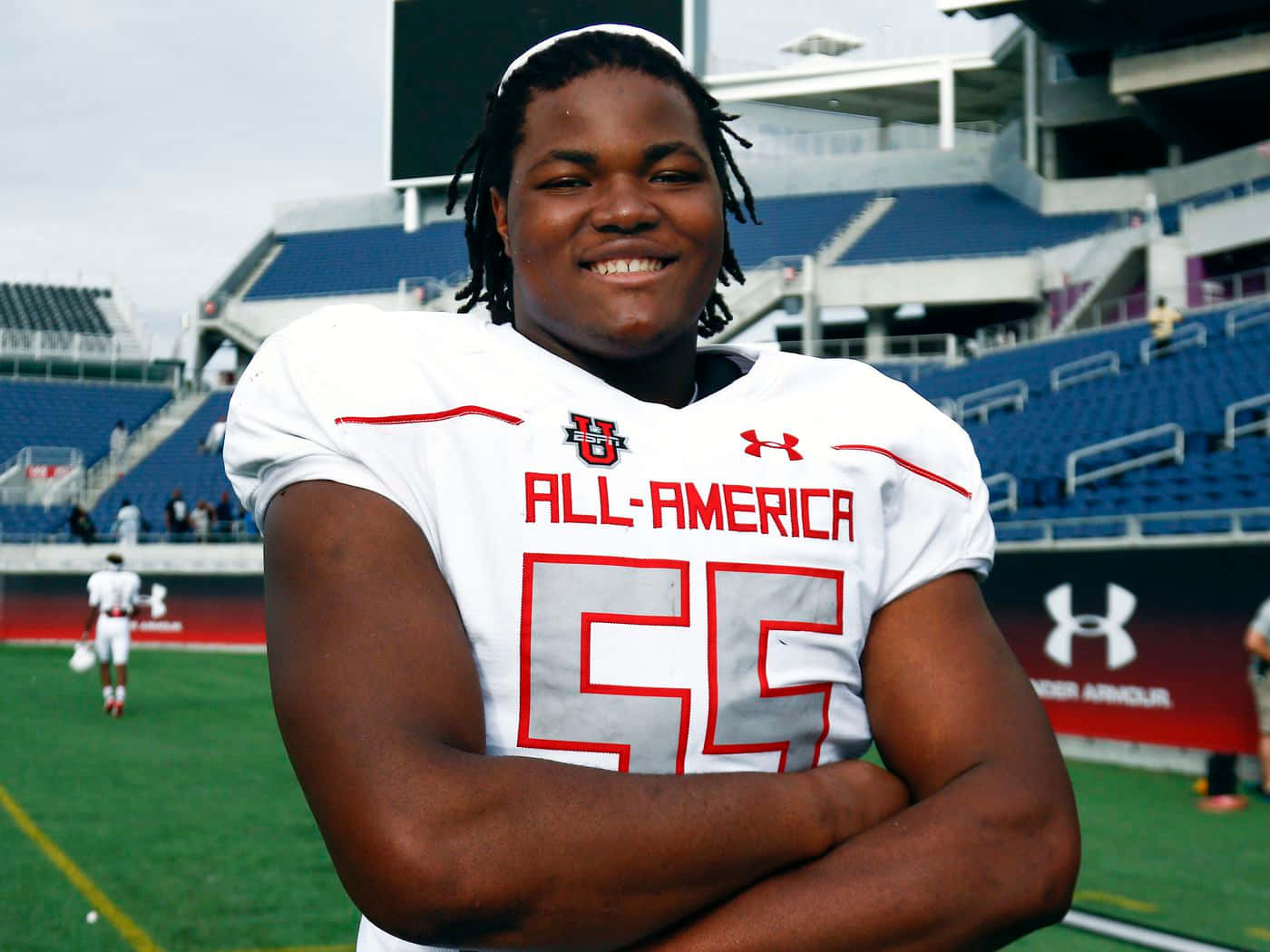 Rashan Gary All America Football Uniform Wallpaper