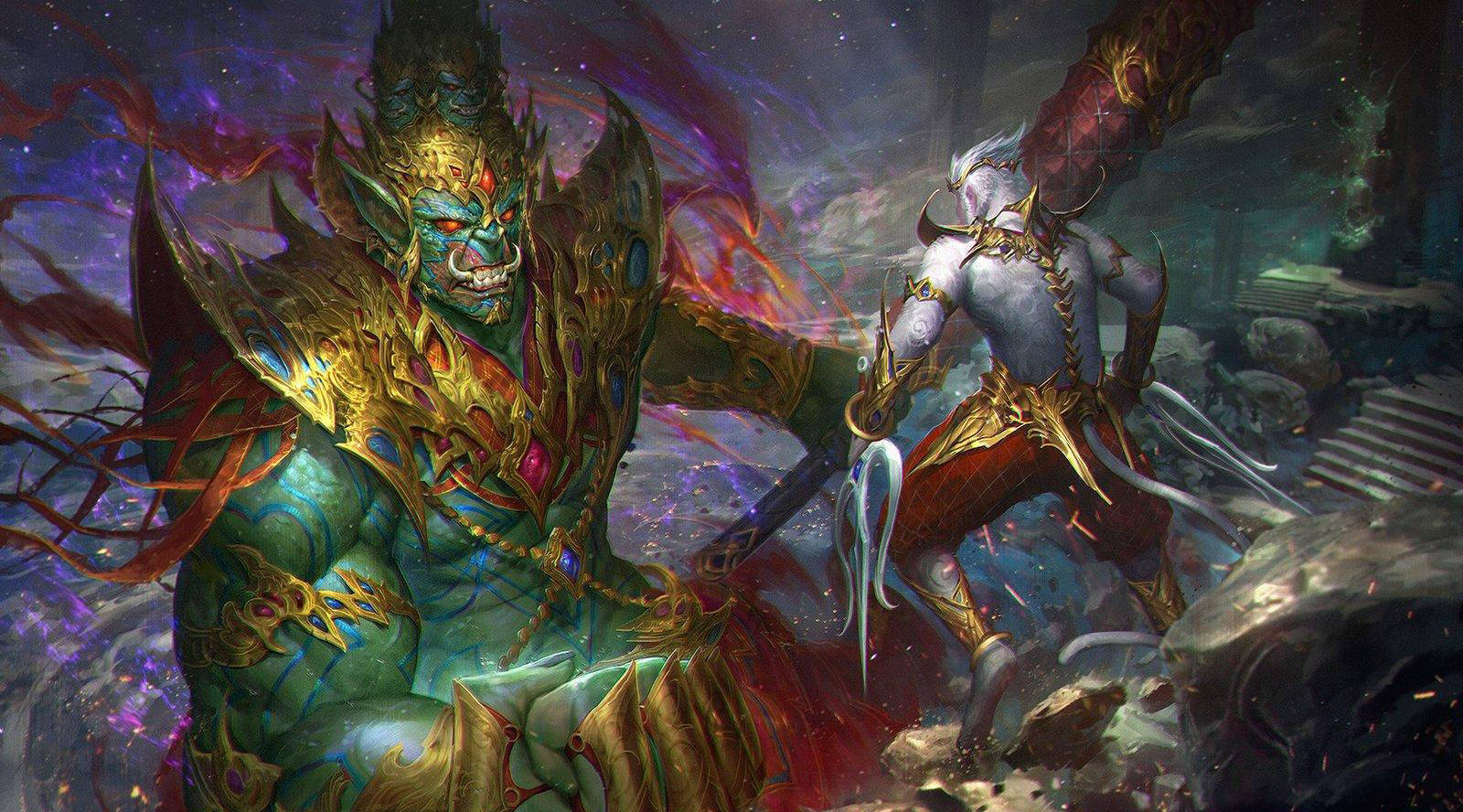 Ravana Fantasy Art Wallpaper