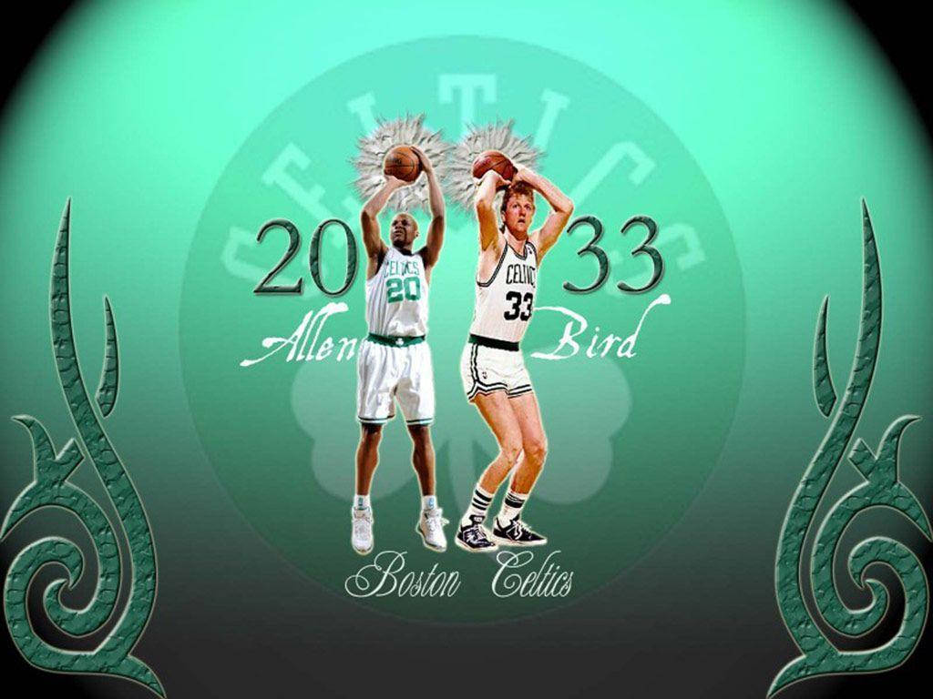 Ray Allen And Larry Bird Wallpaper