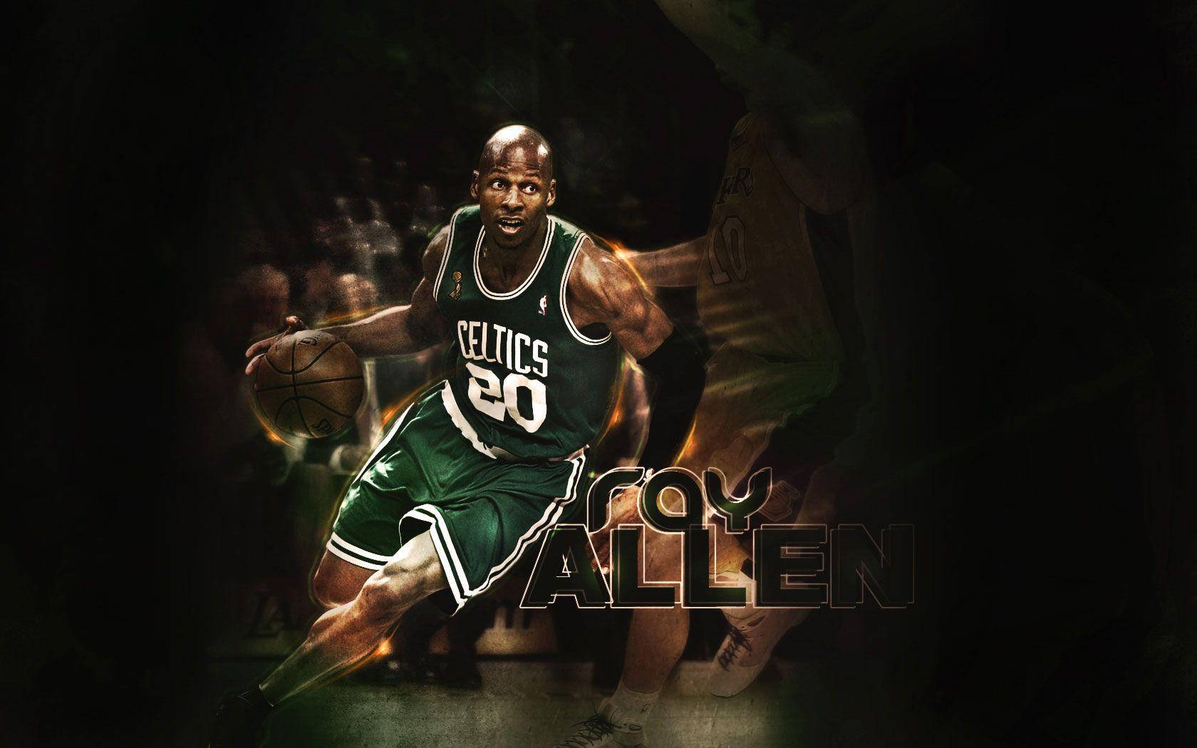 Ray Allen Dribble Wallpaper