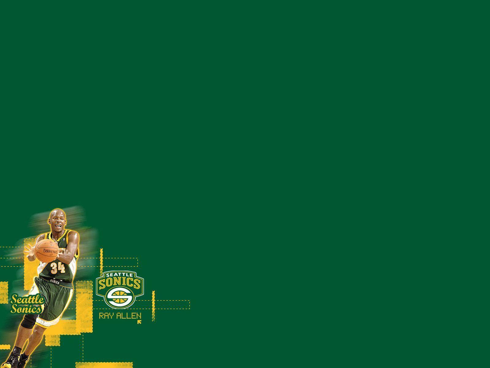 Ray Allen Seattle Sonics Wallpaper