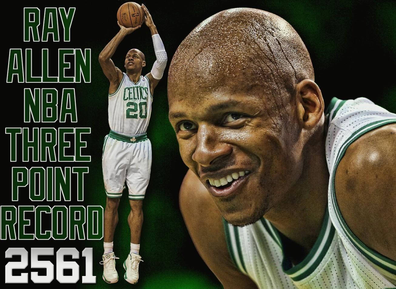 Ray Allen Three Point Record Wallpaper