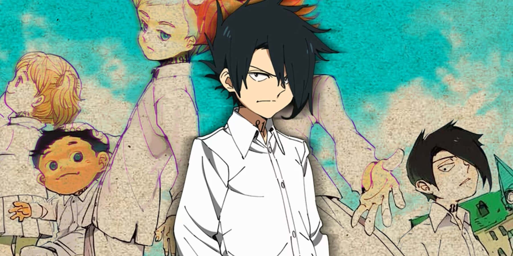 Ray From The Promised Neverland Contemplating His Next Move Wallpaper