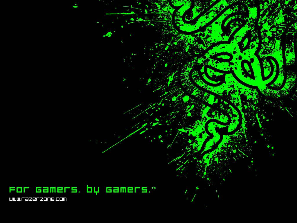 Razer Paint Splatter Wallpaper