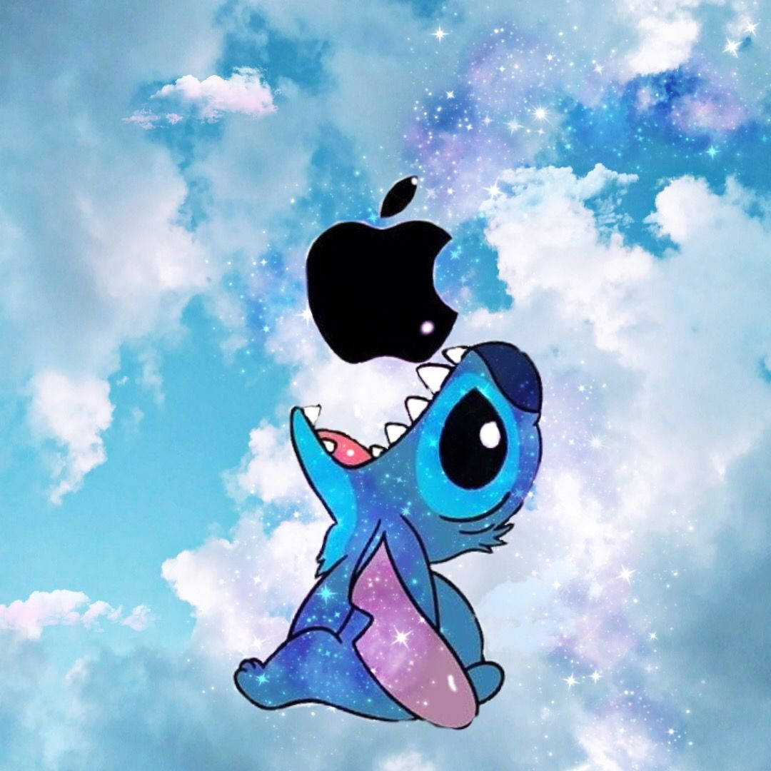 Reach The Stars With Stitch Galaxy Wallpaper