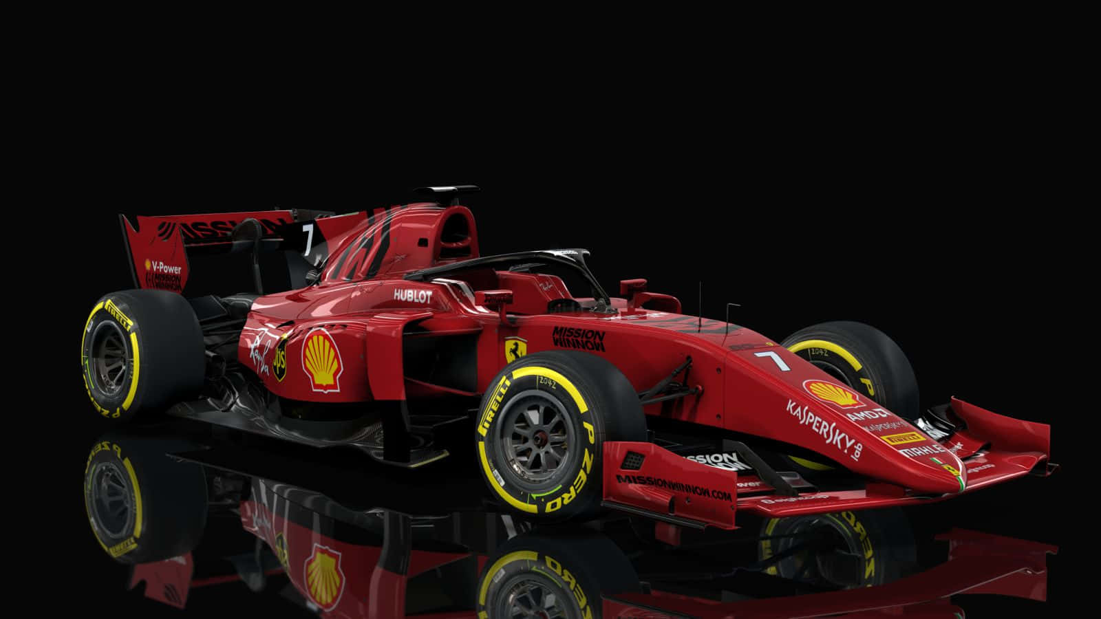 Ready For The 2019 Race Season - Ferrari F1 Car Wallpaper