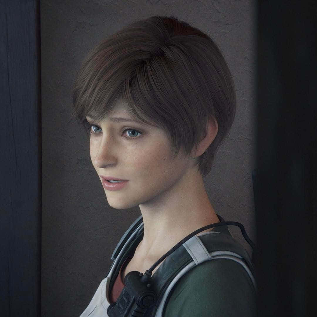 Rebecca Chambers From Resident Evil In Action Wallpaper