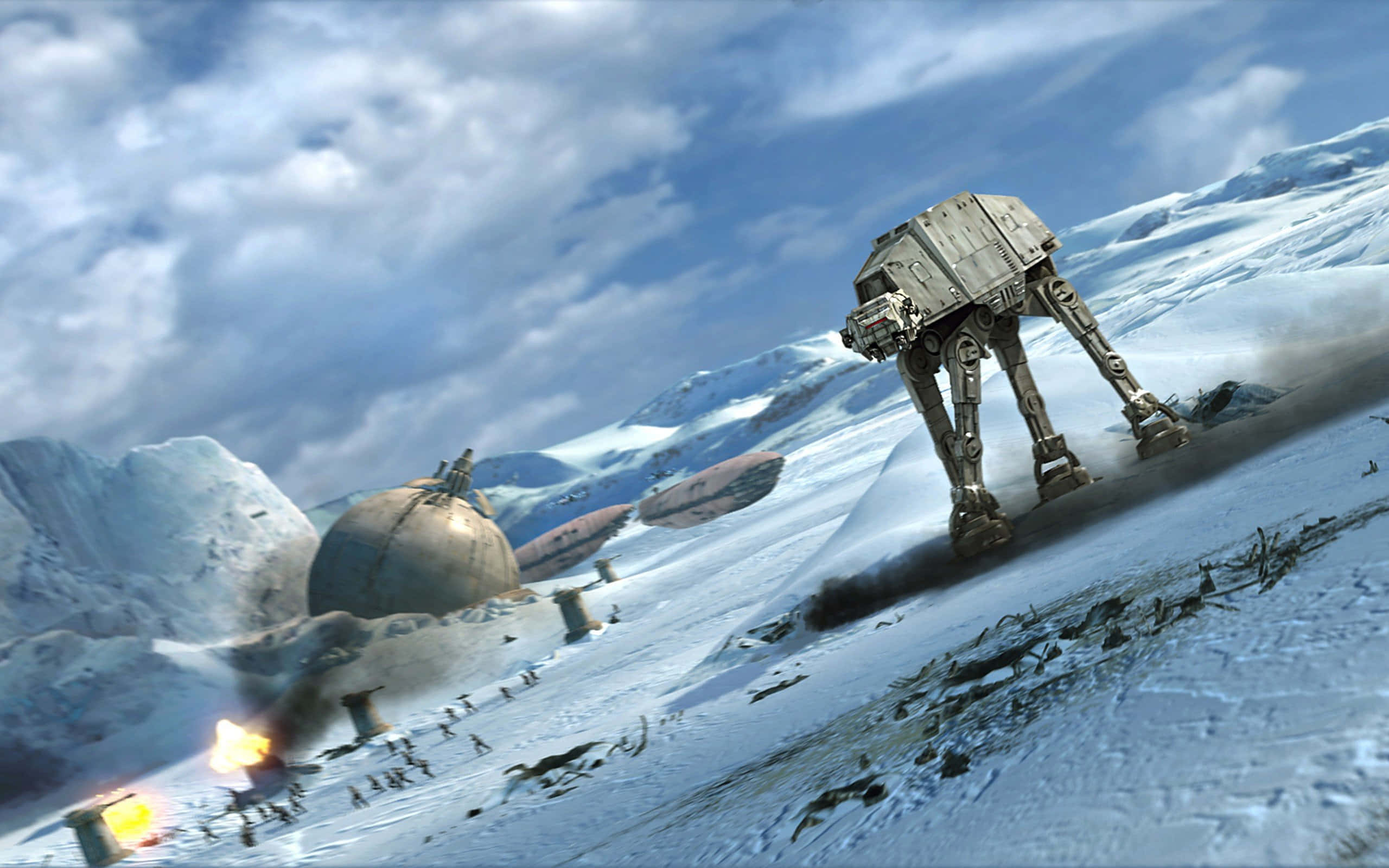 Rebel Alliance Vs Empire In The Epic Battle Of Hoth