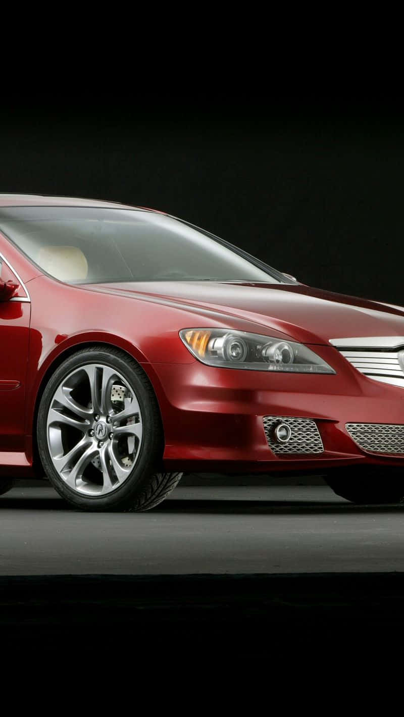 Red Acura R L Side View Wallpaper