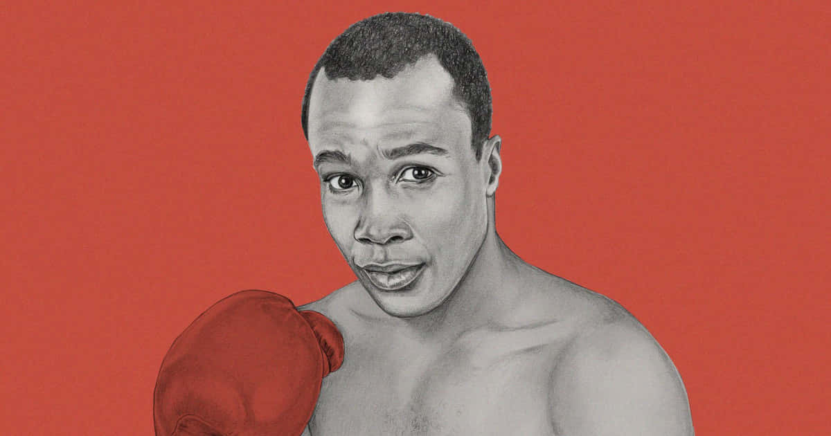 Red Aesthetic Ray Leonard Artistic Desktop Wallpaper