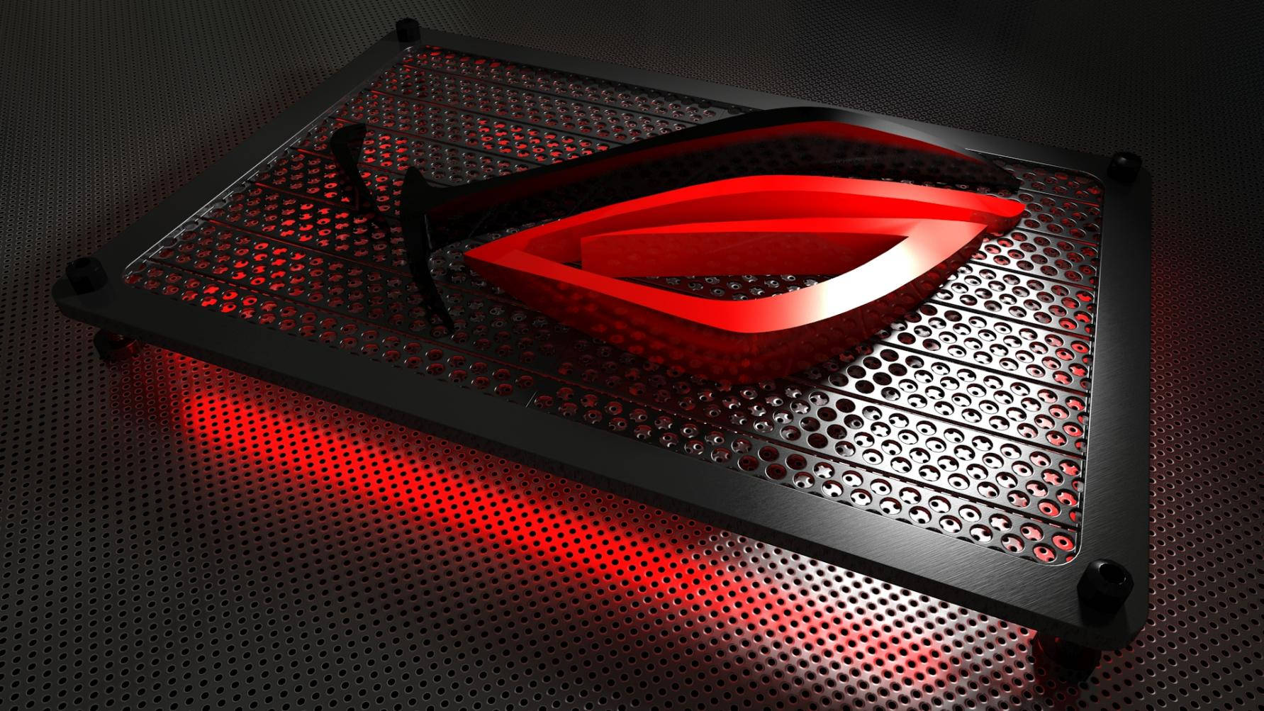 Red And Black Rog Wallpaper