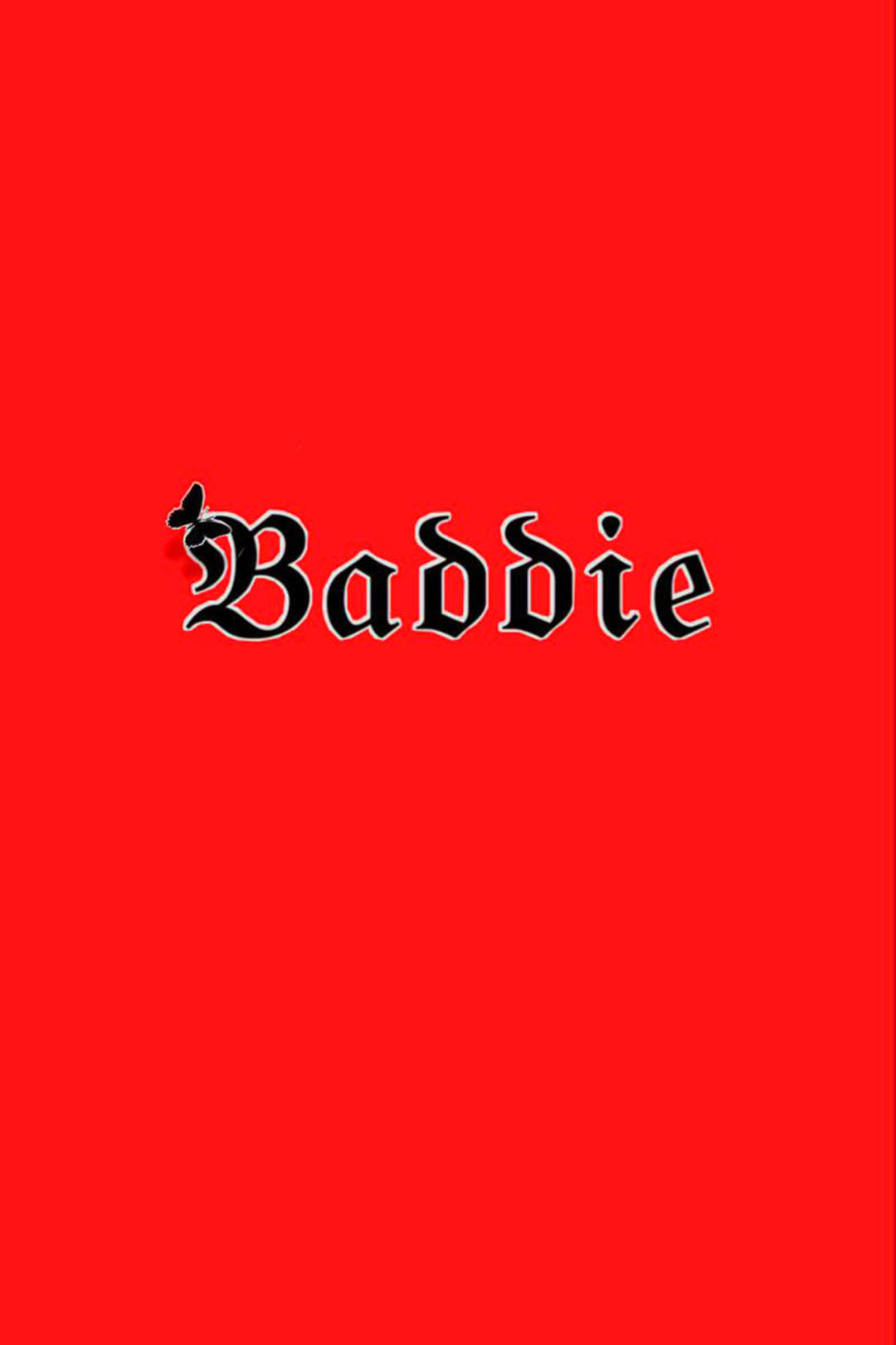 Red Baddie Gothic Style Wallpaper