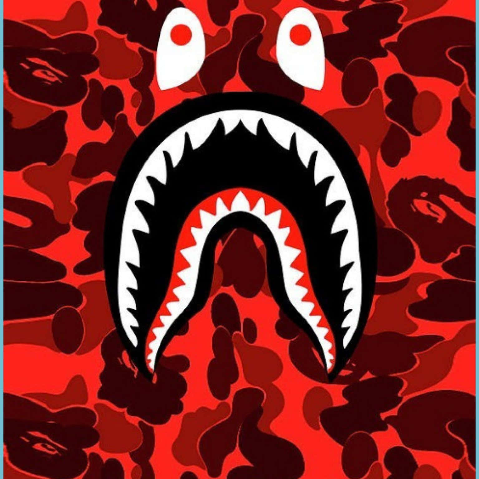 Red Bape For A Bold Fashion Statement Wallpaper