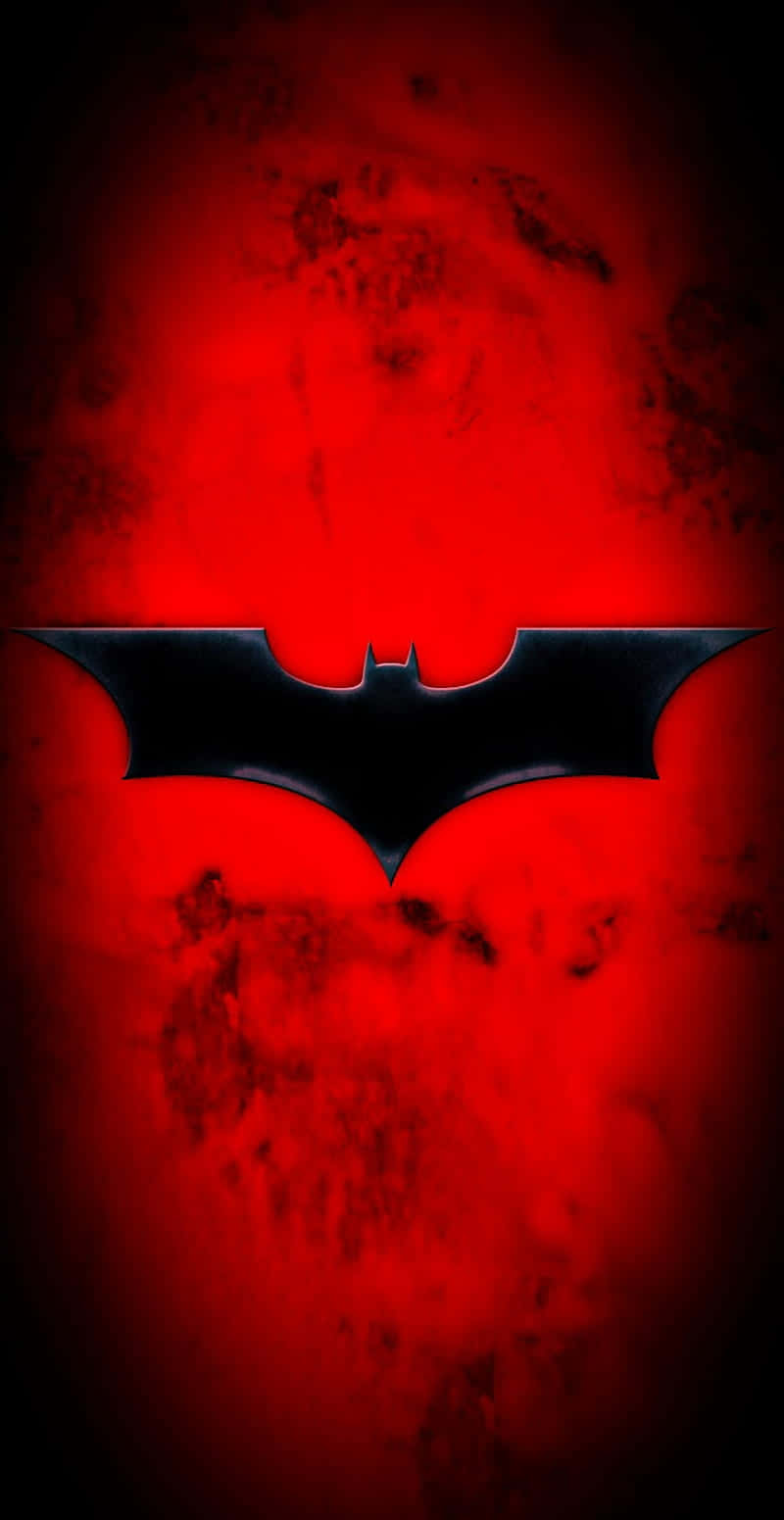 Red Batman Symboli Phone Wallpaper Wallpaper