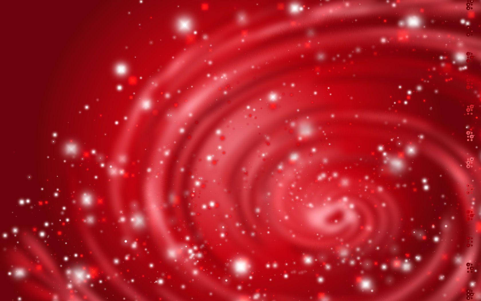 Red Color Swirls Wallpaper