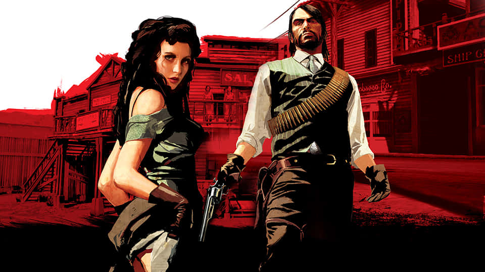 Red Dead Redemption Duo Artwork Wallpaper