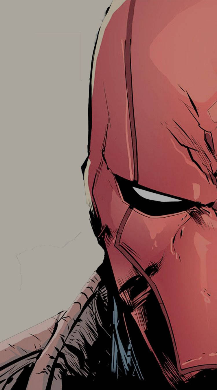 Red Hood Half Face Wallpaper