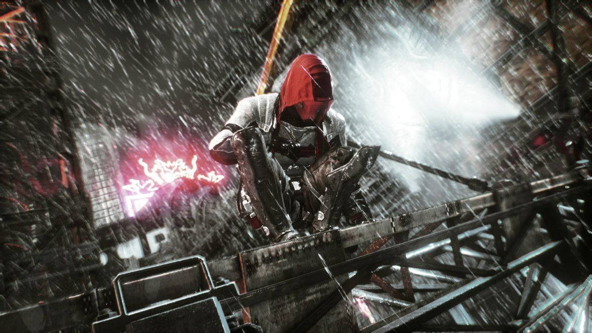 Red Hood On The Rain Wallpaper