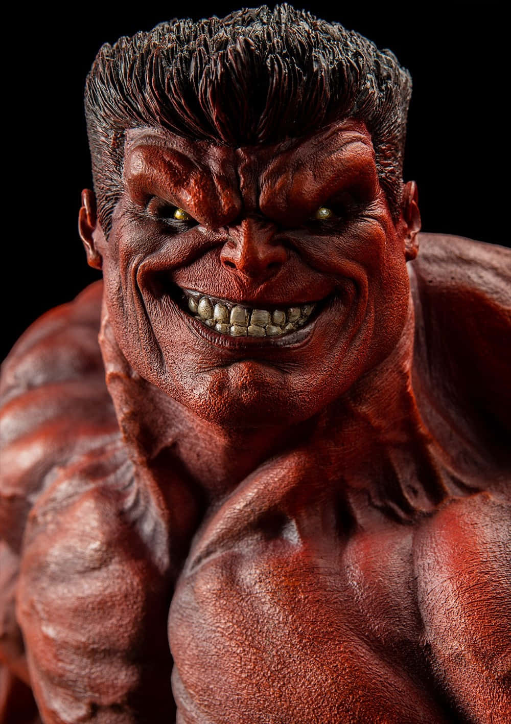 Red Hulk Close Up Portrait Wallpaper