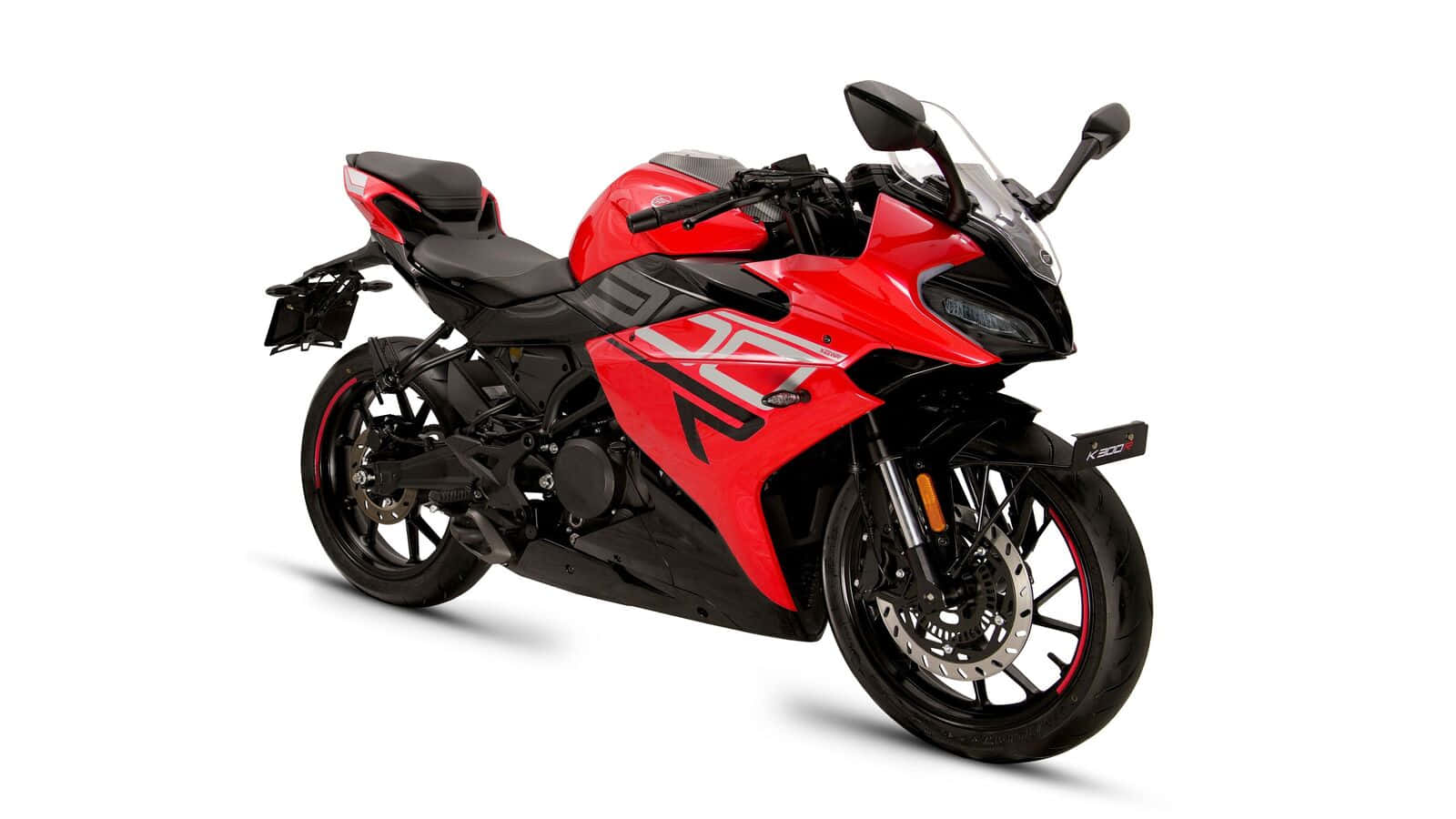 Red Keeway Sportbike Profile Wallpaper