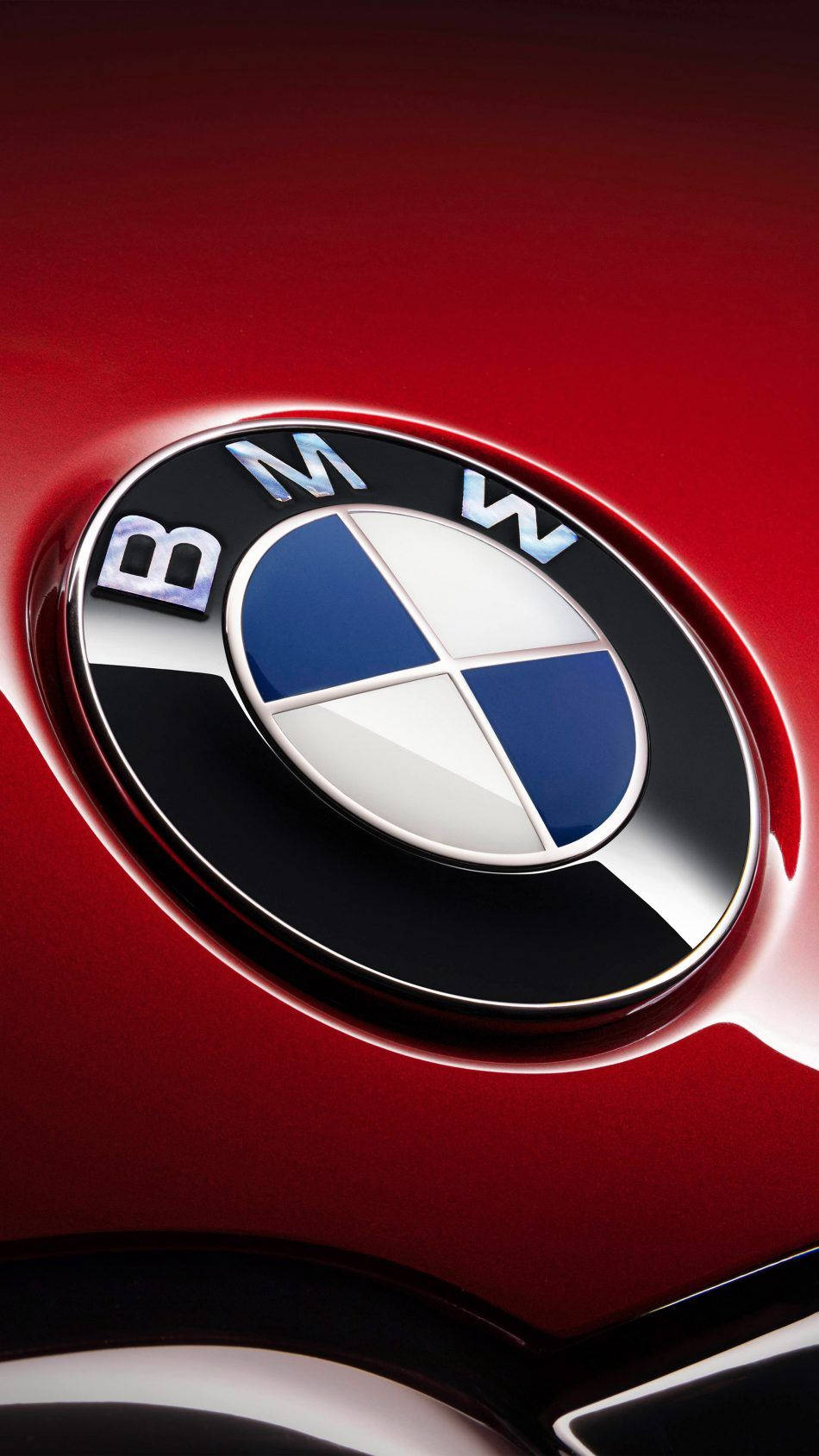 Red Logo Bmw Iphone X Wallpaper