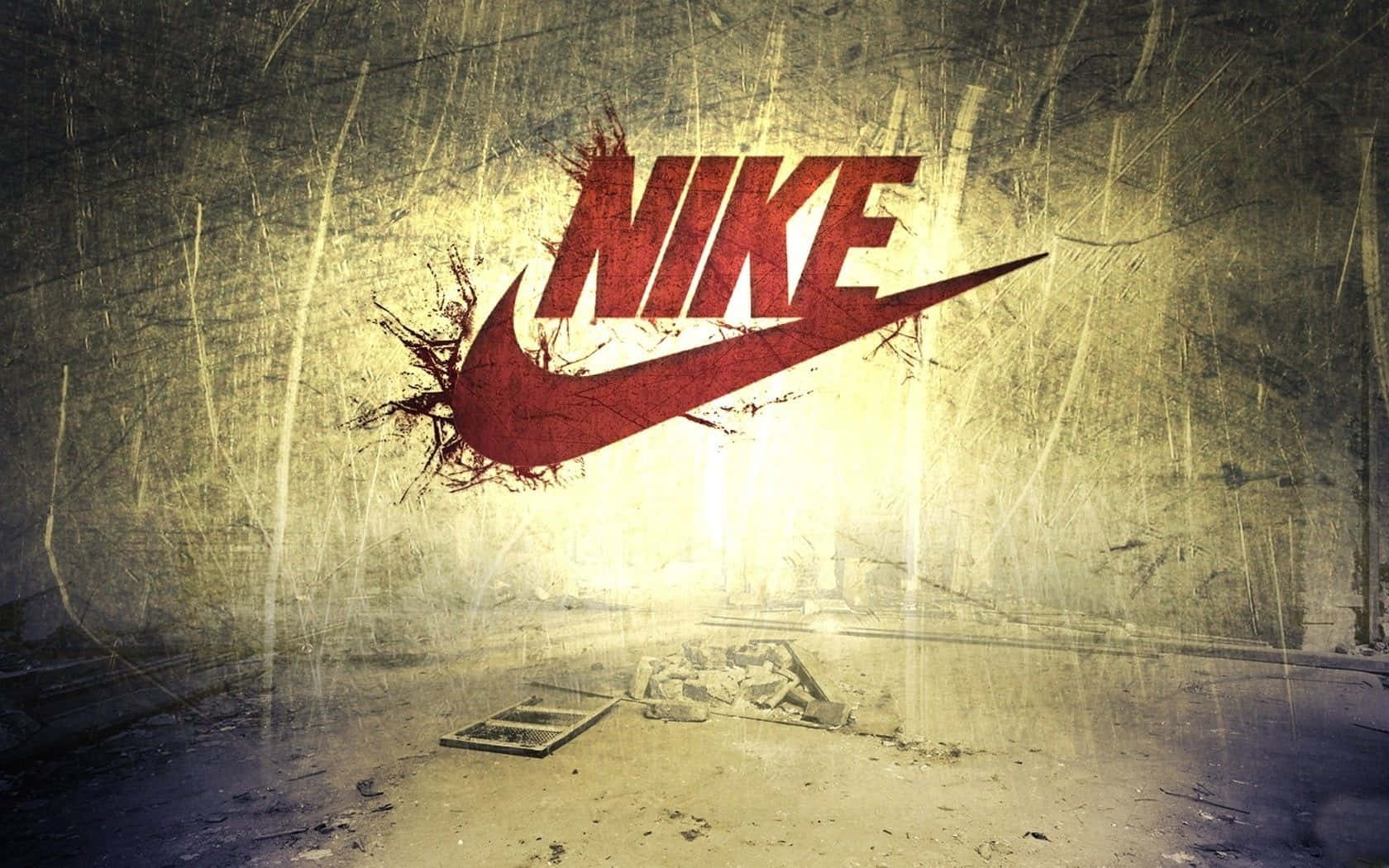 Red Nike 1680 X 1050 Wallpaper