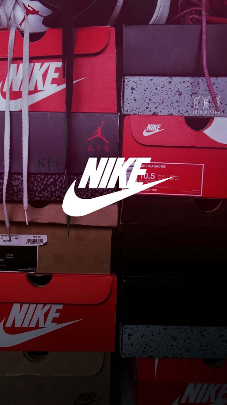 Red Nike 750 X 1334 Wallpaper