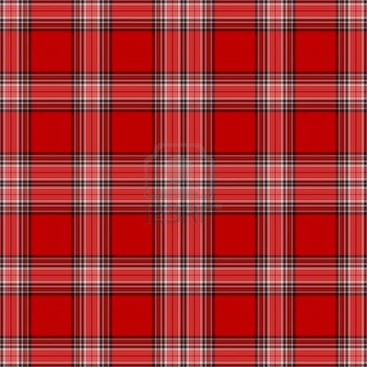 Red Plaid Pattern Wallpaper